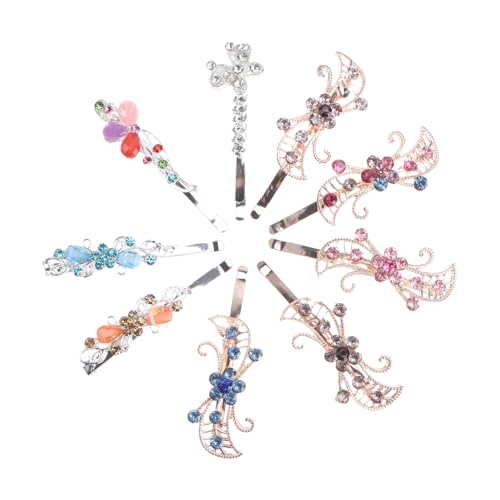 FRCOLOR Haarklammern Mit Perlen Und Strass Für Damen Und ädchen 6 Verschiedene Designs Eleganter Haarschmuck Aus Für Jeden Anlass von FRCOLOR