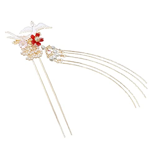 FRCOLOR Haarnadel Haarschmuck Aus Strass Haarkämme Für Frauen Kopfschmuck Aus Perlen Hochzeit Braut Hut Haarzubehör Bräute Perlenstirnband Stift Henne Tun Schleier Legierung. Perle von FRCOLOR