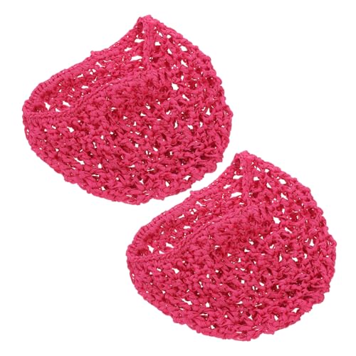 FRCOLOR 2pcs Frauen Kappe Haar Net Perücke Kappe Schlaf Hut Mesh Häkeln Haar Netze Für Frauen von FRCOLOR