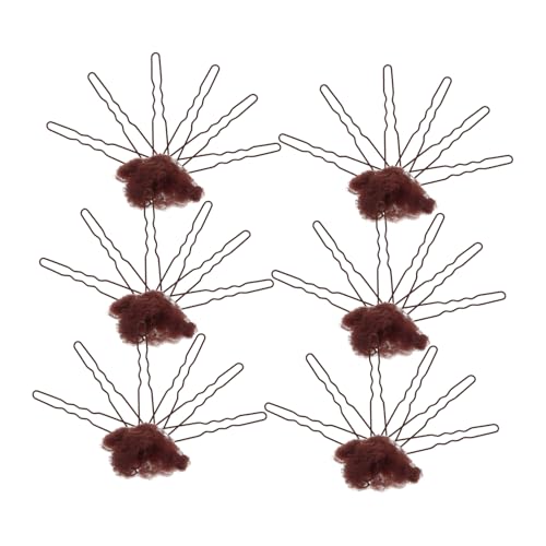 FRCOLOR Haarnetze Für Damen 60-teiliges Elastisches Haarnetz-set Elastisches Schlafhaarnetz Aus Netzgewebe Mit U-förmigen Clips Tanzknotennetze Für Damen von FRCOLOR