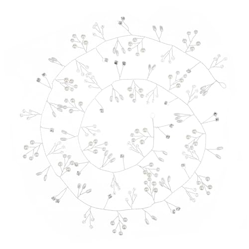 FRCOLOR Haarranke Für Hochzeit Haarschmuck Braut Haarteil Clipset Flexible Nutzung Robuste Materialien Hochzeitsfrisuren Schmuck von FRCOLOR