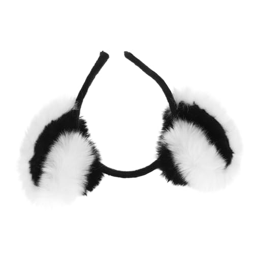 FRCOLOR Waschbär Stirnband für Mädchen Tierohren Haarband Süßes Kopfschmuck für Partys und Stylisches Haarschmuck für Cosplay und Kostüme von FRCOLOR