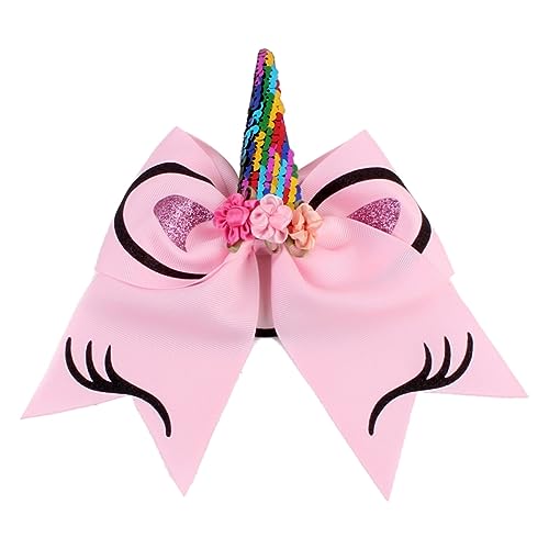 FRCOLOR Haarspangen Für Kinder Haarschmuck Haarspangen Mit Schleife Accessoires Für Mädchen Fliege Haarring Einhorn Haarspange Kind Europäisch Und Amerikanisch Zubehör von FRCOLOR