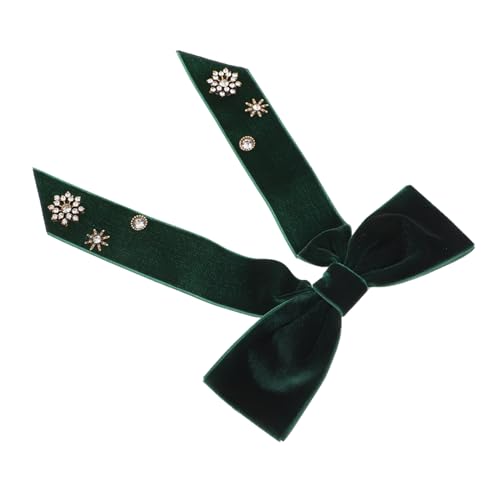 FRCOLOR Haarspange Aus Samt Mit Schleife Haarklammern Haarnadel Mit Samtschleife Samthaarschleifen Für Mädchen Samtschleifenklammern Haarspangen Mit Strassschleife Strasssteine Dark Green FRCOLOR Haarspange Aus Samt Mit Schleife Haarklammern Haarnadel Mit Samtschleife Samthaarschleifen Für Mädchen Samtschleifenklammern Haarspangen Mit Strassschleife Strasssteine Dark Green von FRCOLOR