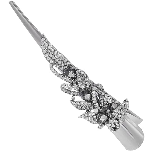 FRCOLOR Haarspange Mit Strasssteinen Für Damen Vintage-haarnadel Aus Große Haarschmuck Für Erwachsene Leicht Und Praktisch Für Alltag Und Party von FRCOLOR