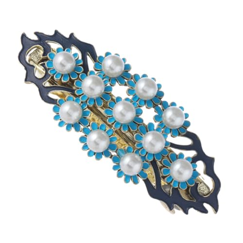 FRCOLOR Chinesische Blumen Haarspange Perle Spange Vintage Kopfschmuck Metall Haarnadeln Zubehör Für Frauen Mädchen Frisuren Accessoires von FRCOLOR