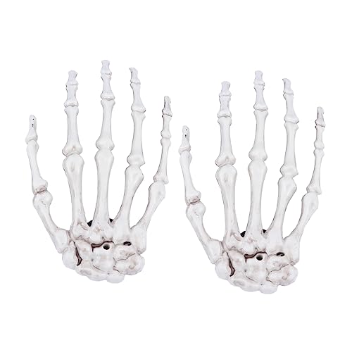 FRCOLOR 2 Stücke Große Halloween Schädel Knochen Haar Clip Skelett Haarnadel Für Frauen Haar Zubehör Set von FRCOLOR