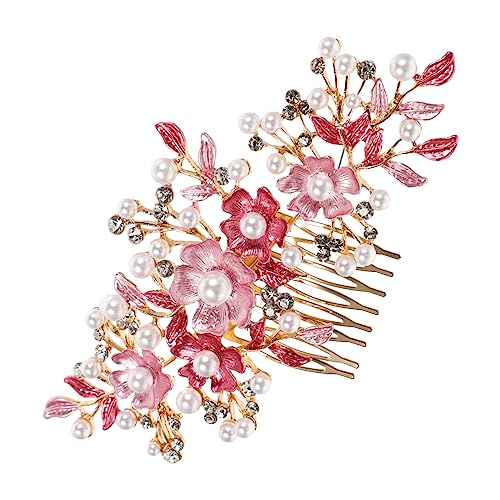 FRCOLOR Haarstecker Braut Haarnadeln Haarkämme Für Frauen Accessoires Hochzeitsblumen Hochzeitskleid Für Die Braut Haarperlen Perlen Haarschmuck Glitzernde Haarnadeln Juwelen von FRCOLOR