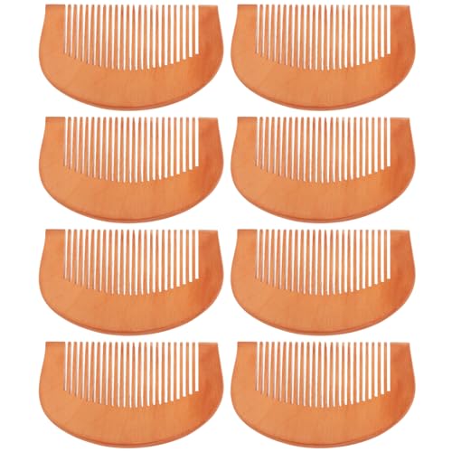 FRCOLOR Haarstyling-kamm-set Aus Holz Feine Zähne Statischer Haarkamm Für Frauen Kleiner Tragbarer Entwirrer Für Dickes Lockiges Haar von FRCOLOR