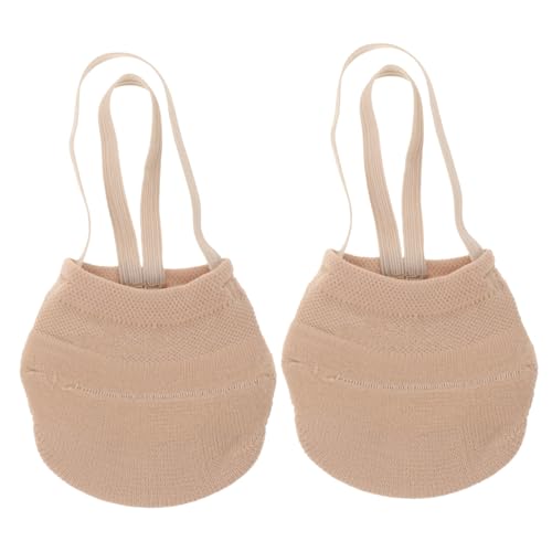 FRCOLOR Halbsohlen Tanzschuhe Damen Atmungsaktiv Leicht Strapazierfähig mit Rutschfester Fixierung Für Fitness Yoga Indoor Training von FRCOLOR