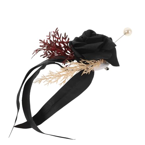 FRCOLOR Halloween Brosche Pin Kunstblumen Anstecknadel für Kostümpartys Fotodekoration Vielseitige Halloween Corsage Zinklegierung mit Feinen Details von FRCOLOR