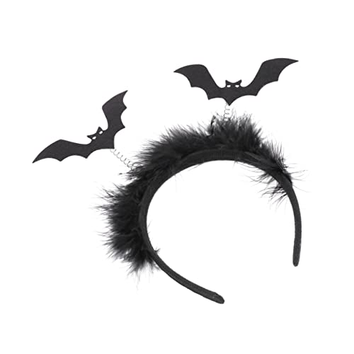 FRCOLOR Halloween Fledermaus Haarreif mit Horror Gruseliges Halloween Kopfschmuck Accessoire Leicht und Karneval Partys und Kostümierungen von FRCOLOR