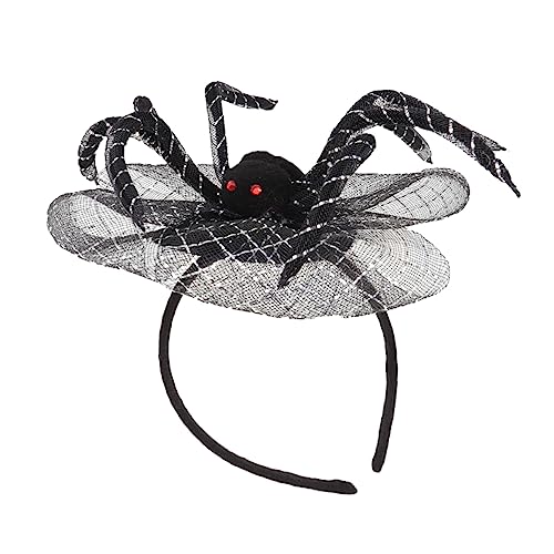 FRCOLOR Einzigartiges Halloween-stirnband in Spinnenform Kreatives Haarband Schwarz/silber Für Frauen Und Mädchen von FRCOLOR