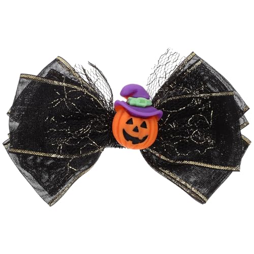 FRCOLOR Haarklammer Halloween-Haarspangen Haarspangen für Kinder Schleife Haarspange Styling-Haarspangen Halloween-Kopfschmuck-Dekor Schleife-Knoten-Halloween-Haarspange Halloween-n Stoff von FRCOLOR