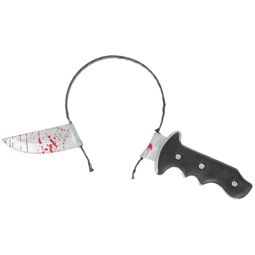 FRCOLOR Halloween Messer Haarreifen für Damen und Mädchen Gruselige Partydekoration für Halloween Feiern Vielseitiges Kostümzubehör für Unvergessliche Erlebnisse von FRCOLOR