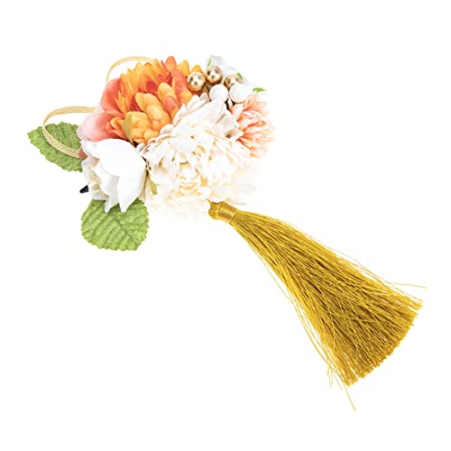 FRCOLOR Handgemachte Haaraccessoires Im Japanischen Stil Seidenblumen Haarspange Japanische Seidenblumen Clip Seidenblumen Haarspange Blumen Haarspange Seidenblumen Haarnadel Damen von FRCOLOR