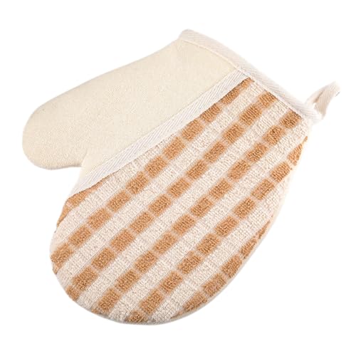 FRCOLOR Handschuhe schrubben Haarnadelkamm Hautwäscher Figuren-Schlüsselanhänger Luffa Handschuh Körperpeeling Handschuh Handpeelinghandschuh Scheuerhandschuhe für den Körper Handtuch Tuch von FRCOLOR