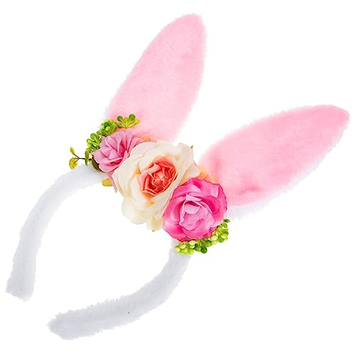 FRCOLOR Hasenohr Stirnband Kopfschmuck Für Tierohren Stirnbänder Mit Tierohren Tierisches Ohr Frühlingshasenohren Osterstirnbänder Für Kinder Hasen Ohren Mann Frauenkleidung Pe-schaum Haar von FRCOLOR