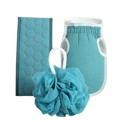 FRCOLOR Badepeeling-set 1 Set Haushaltsbadezubehör Rub-back-streifen Rub-back-gürtel Badetuch Badetuch Rub-peeling-badeset Peeling-badetuch-set von FRCOLOR