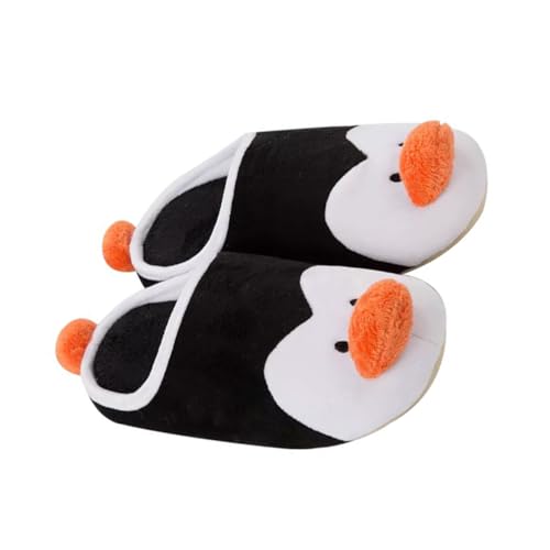 FRCOLOR Hausschuhe Pinguin Motiv Warm Gefüttert Leicht Angenehm Rutschfeste Sohle für Winter Innenbereich Mädchen Jungen Zufällige Farbe Zufällige Farbe von FRCOLOR
