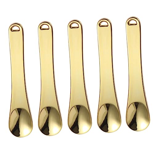 FRCOLOR Hautpflegespatel 5 Stück Kleiner Kosmetische Spatel Tragbarer Make Up Löffel für Gesichtscreme Augencreme und Serum für Hautpflege und Reisen von FRCOLOR