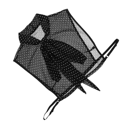 FRCOLOR Spitzenkragen Abnehmbar Schwarz Für Damen Kunsthemdeinsatz Clip-kragen Dickey-kragen Für Blusen Und Kleider von FRCOLOR