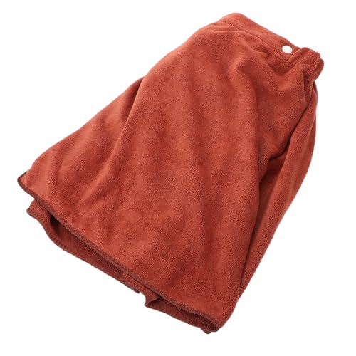 FRCOLOR Herren Badetuch Deckel Feuchttücher Für Erwachsene Handtuch Wasserspender Für Hühner Futterküken Verdickte Handtücher Kapuzenhandtücher Teppich Glänzend Polyester (polyester) Brown von FRCOLOR