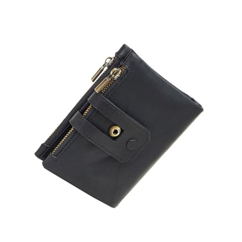 FRCOLOR Geldbörse Für Herren Aus Echtem Material Retro-Design Mit Großem Fassungsvermögen Multifunktionale Tasche Für Kreditkarten Personalausweise Bargeld Und Zubehör von FRCOLOR