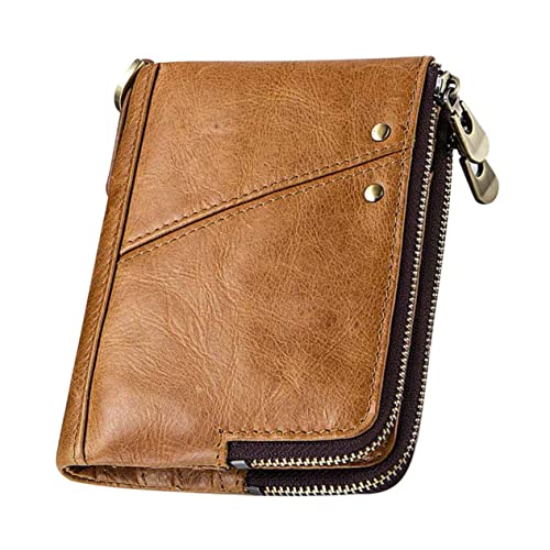 FRCOLOR Echtleder Clutch Für Männer Mit RFID Schutz Platz Für Kreditkarten Ausweise Und Bargeld Schlichtes Design Für Büro Partys Und Alltag von FRCOLOR