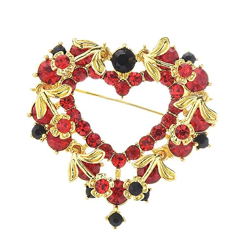 FRCOLOR Brosche Liebevolles Herz Strass Brosche Lustige Dekorative für Kleidung Schal Tasche Frauen FRCOLOR Brosche Liebevolles Herz Strass Brosche Lustige Dekorative für Kleidung Schal Tasche Frauen von FRCOLOR