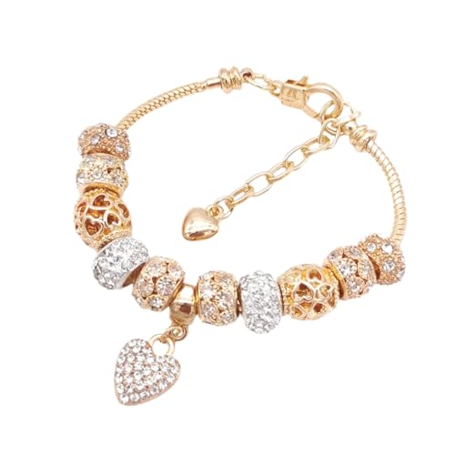 FRCOLOR Herzförmige Armbandkette für Frauen Zartes Hochwertigem Material für Mutter oder Hautfreundlich von FRCOLOR