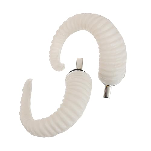 FRCOLOR Hörner Haarspange Für Halloween Cosplay Künstliche Schafshörner Haarnadel Einzigartiges Stirnband Für Kostümparty Teufelshörner Haarschmuck Für Kinder Und Erwachsene von FRCOLOR