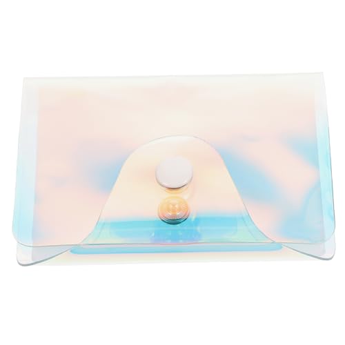 FRCOLOR Kreditkartenetui Holographic Seiten Organizer Tasche Transparent Hologramm Halter Für Reisen Sport Shopping Packung von FRCOLOR
