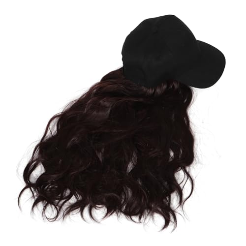 FRCOLOR Integrierte Mütze Und Perücke – Beanie-mütze Mit Lockigem Haar Baseballkappe Für Damen Modische Kopfbedeckung Für Den Alltag Und Besondere Anlässe von FRCOLOR