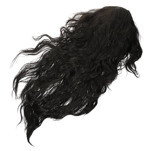 FRCOLOR Jahre Punk Rocker Perücke für Herren Lange Mullet Perücke Synthetischen für Halloween Kostümpartys Themenfeiern Pflegeleicht Vielseitig Wiederverwendbar von FRCOLOR