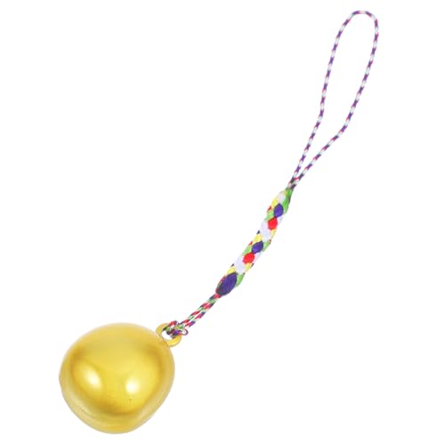 FRCOLOR Japanischer Daruma Glücksbringer Schlüsselanhänger Hängedekoration mit Wasserklang Eleganter Handtaschen Anhänger für Segen Goldfarbener Ausführung FRCOLOR Japanischer Daruma Glücksbringer Schlüsselanhänger Hängedekoration mit Wasserklang Eleganter Handtaschen Anhänger für Segen Goldfarbener Ausführung von FRCOLOR