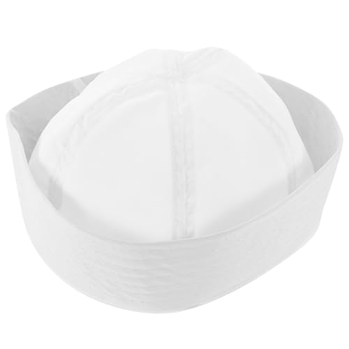 FRCOLOR Kapitänsmütze Für Damen Und Herren Verstellbare Matrosenmütze Weißer Runder Hut Für Boot Und Karneval Perfektes Kostümzubehör Für Cosplay Und Mottopartys FRCOLOR Kapitänsmütze Für Damen Und Herren Verstellbare Matrosenmütze Weißer Runder Hut Für Boot Und Karneval Perfektes Kostümzubehör Für Cosplay Und Mottopartys von FRCOLOR