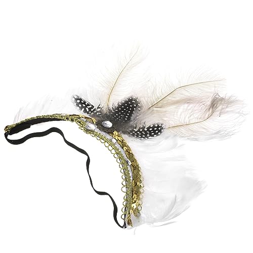 FRCOLOR Karnevals-Fascinator-Kopfschmuck -Stirnband Fascinator-Stirnband Dekoratives Stirnband (Rosig) von FRCOLOR