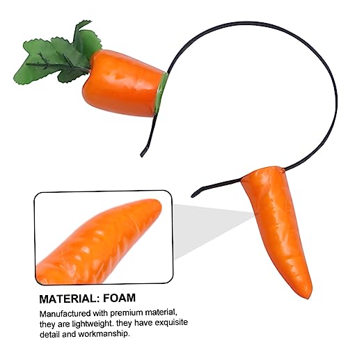 FRCOLOR Karotten-haarparodie-haarreifen Für Frauen Stoff Und Materialien Langlebig Und Sicher Geeignet Für Party Urlaub Halloween Und Festival von FRCOLOR