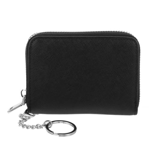 FRCOLOR Kartenetui Für Herren Visitenkartenetui Aus Kunstleder Bürokartentasche Mit Reißverschluss Tragbares Kartenetui Für Damen Kreditkartenetui Mit Kartenhalter von FRCOLOR