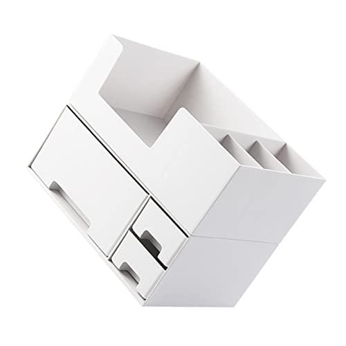 FRCOLOR Kasten Kosmetische Lippenstift Make-up-aufbewahrungsständer Bausatz Make-up-behälter Parfüm-organizer Palette Tasche Deckel Kosmetik Bausätze Halter Weiß P.s von FRCOLOR