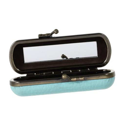 FRCOLOR Kasten Lippenstift-box Lippenstifthalter Für Die Handtasche Lippenstiftetuihalter Mit Spiegel Schminktasche Süß Spiegelablage Für Parfüm Lippenstift Für Frauen Blue Pu FRCOLOR Kasten Lippenstift-box Lippenstifthalter Für Die Handtasche Lippenstiftetuihalter Mit Spiegel Schminktasche Süß Spiegelablage Für Parfüm Lippenstift Für Frauen Blue Pu von FRCOLOR