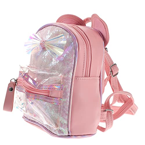 FRCOLOR Katzen Pailletten Cartoon Rucksack Für Mädchen Schul Und Freizeittasche Mit Großer Kapazität Umhängetasche Aus Hochwertigem Material von FRCOLOR