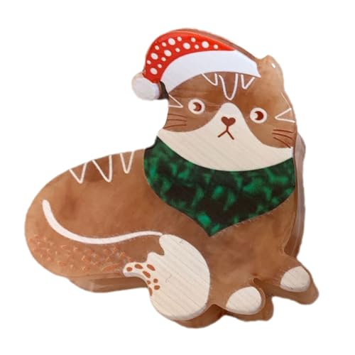 FRCOLOR Katzen-haarspange Für Weihnachts-festlichkeiten Als Urlaubs-haar-accessoires Katzen-tier-haar-clips Für Teenager-mädchen Und Frauen von FRCOLOR