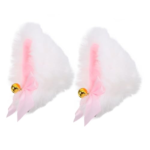 FRCOLOR Katzenohren Haarband Mit Katzenohren Bobby Pin Haarspange Cartoon Katzenohr Kopfschmuck Für Erwachsene von FRCOLOR