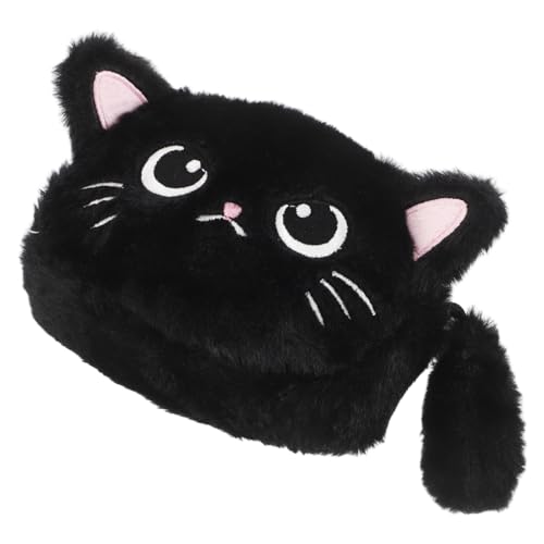 FRCOLOR Katzenspeicherbeutel Cartoon Make -up -Tasche Katzengeldbörse Für Mädchen Portemonnaie Schreibwarenstasche Cartoon-Aufbewahrungstasche Plush -geldbörse Geldbörse Süß Schwarz Plüsch FRCOLOR Katzenspeicherbeutel Cartoon Make -up -Tasche Katzengeldbörse Für Mädchen Portemonnaie Schreibwarenstasche Cartoon-Aufbewahrungstasche Plush -geldbörse Geldbörse Süß Schwarz Plüsch von FRCOLOR
