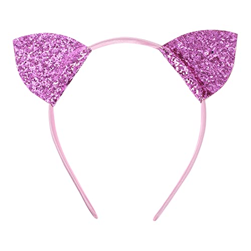 FRCOLOR Katzenohren Stirnband Aus Kunststoff Katzen Cosplay Stirnband Haarband Für Junge Mädchen Party Requisite Für Fotos Leicht Und Langlebig von FRCOLOR