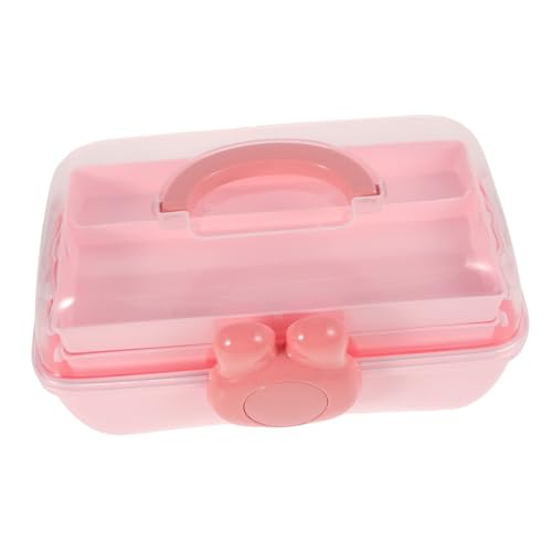 FRCOLOR Schmuckkästchen Für Mädchen Haarschmuck-organizer Cartoon-schmuckbox Transparenter Deckel Aufbewahrungsbox Für Haargummis Und Accessoires Kompakte Schmuckschatulle Für von FRCOLOR