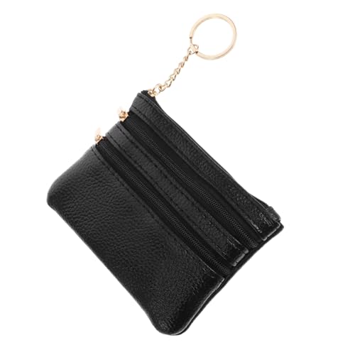 FRCOLOR Kleine Lederbrieftasche Dame Brieftaschen Münze Mini Trendy winzig Frauen geldbörse kleine geldbörse Reißverschluss Geldbörse süße Geldbörsen kleines Münztäschchen PU-Leder Black FRCOLOR Kleine Lederbrieftasche Dame Brieftaschen Münze Mini Trendy winzig Frauen geldbörse kleine geldbörse Reißverschluss Geldbörse süße Geldbörsen kleines Münztäschchen PU-Leder Black von FRCOLOR