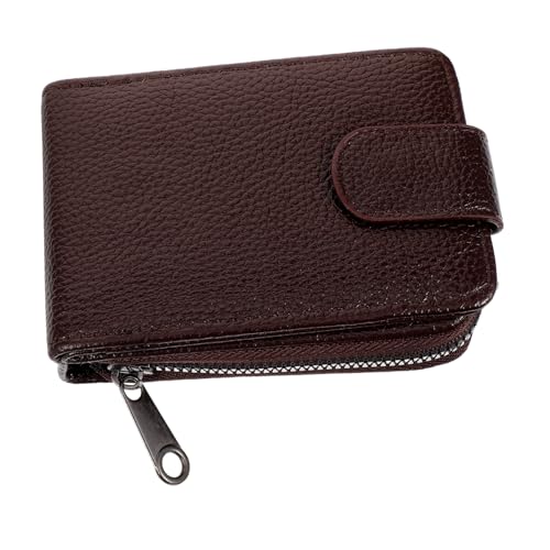 FRCOLOR Kartenhalter Aus Pu Für Herren Tragbare Geldbörse Mit Münzaufbewahrungshalter Bankkartenhalter Und Buskartenhalter Für Reisen Und Alltag von FRCOLOR